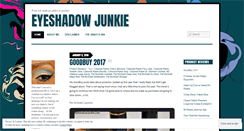 Desktop Screenshot of eyeshadowjunkie.com