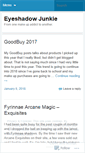 Mobile Screenshot of eyeshadowjunkie.com